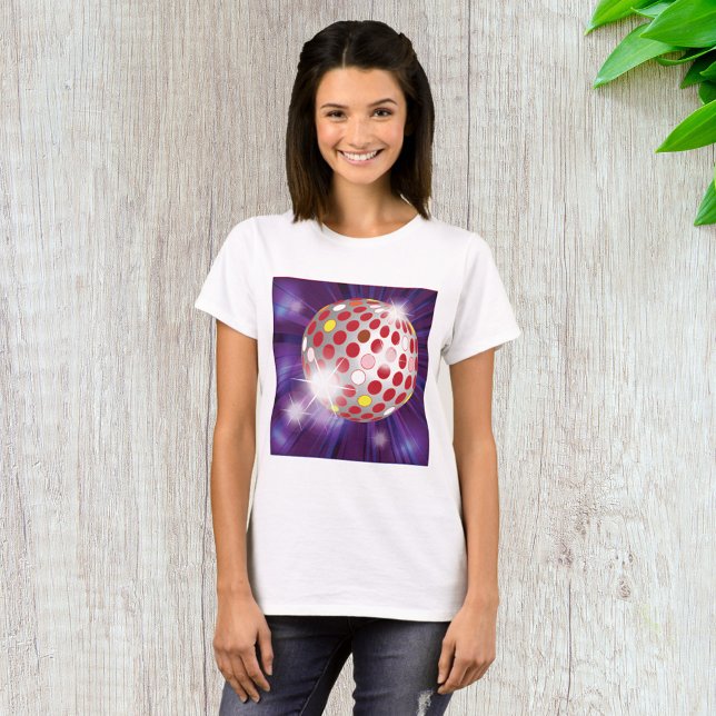 Red Disco Ball T-Shirt (Von Creator hochgeladen)