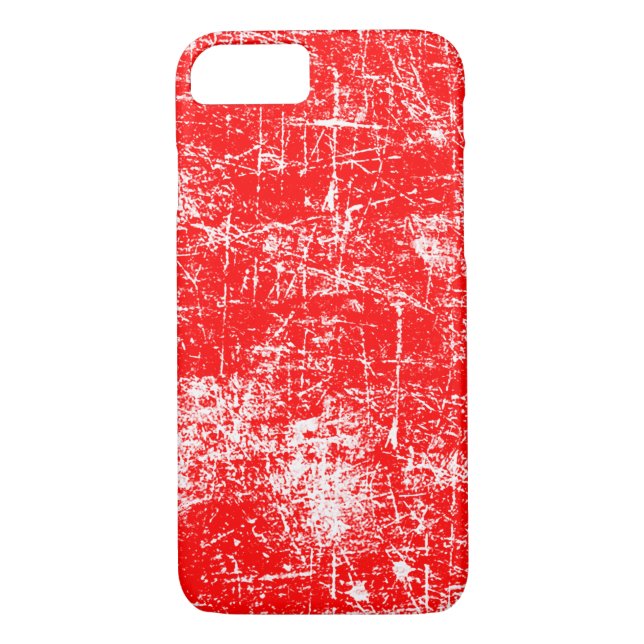 Red Distressed Design iPhone/iPad Gehäuse Case-Mate iPhone Hülle (Rückseite)