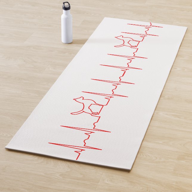 Red Dog Heartbeat Yoga Mat Yogamatte (Beispiel)