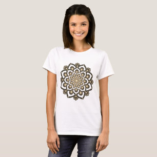 Red Dot Mandala Blume 2 T-Shirt
