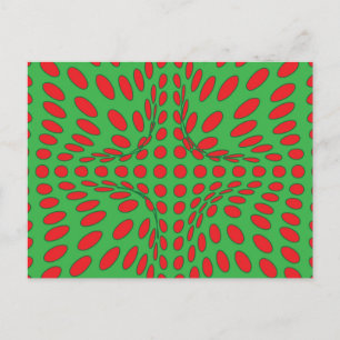 Red Dot Vortex Postkarte