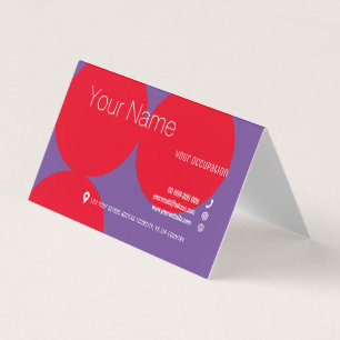 RED DOTS Collection Falted Business Card Visitenkarten