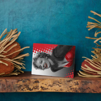 Red Dots Marilyn Fotoplatte