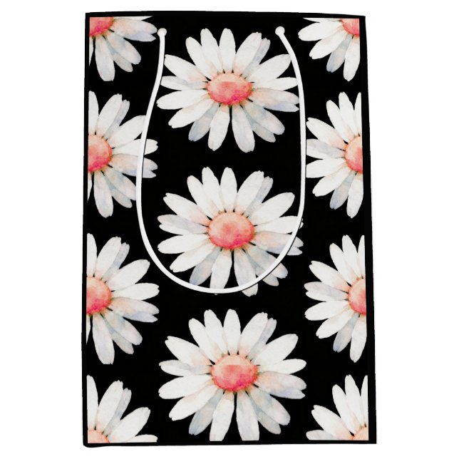 Red Dotted Daisy's Mittlere Geschenktüte (Vorderseite)