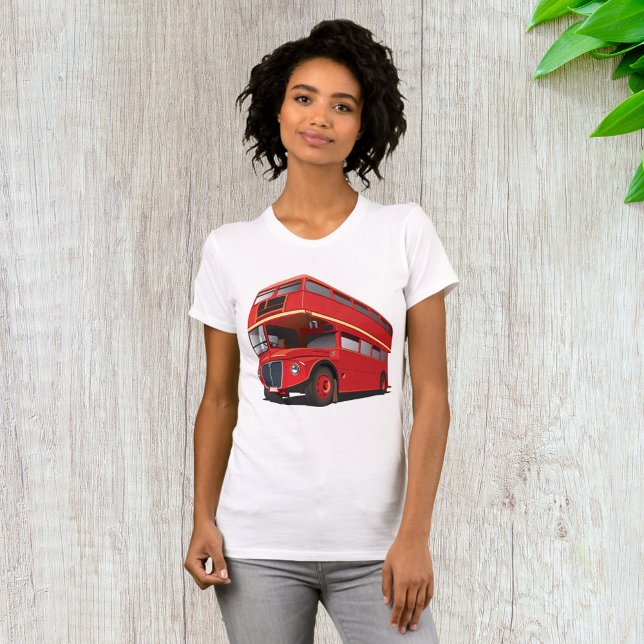 Red Double Decker Bus Womens T - Shirt (Von Creator hochgeladen)