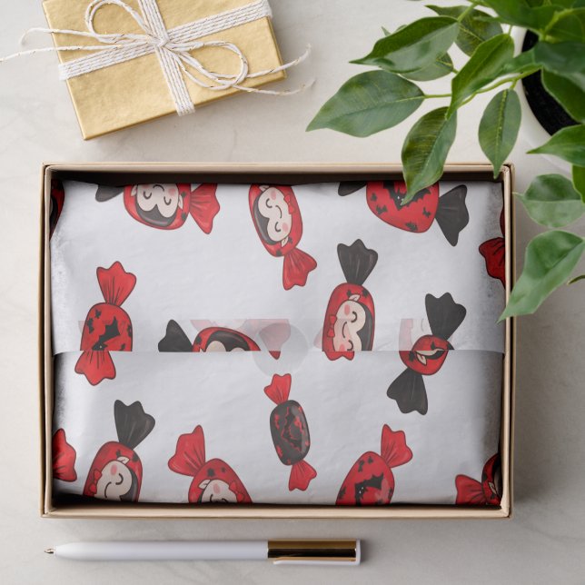 Red Dracula Candy zu Halloween Seidenpapier (Geschenk)