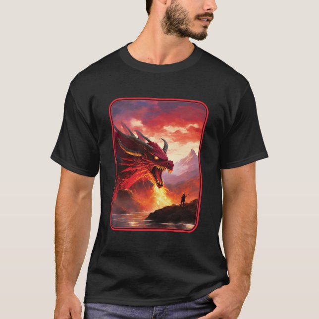 Red Dragon #1 T-Shirt (Vorderseite)