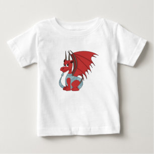 Red Dragon Cartoon Baby T-shirt