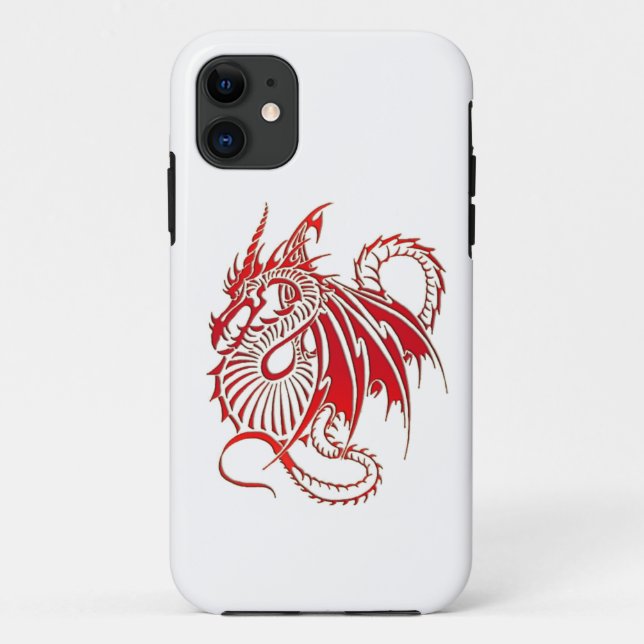 Red Dragon Case-Mate iPhone Hülle (Rückseite)