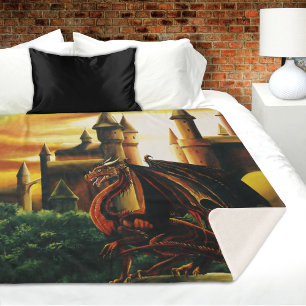 Red Dragon Castle Fantasy Sherpadecke