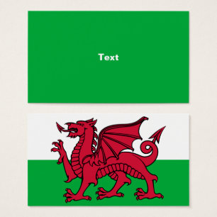 Red Dragon Celtic Flag Wales & Welsh