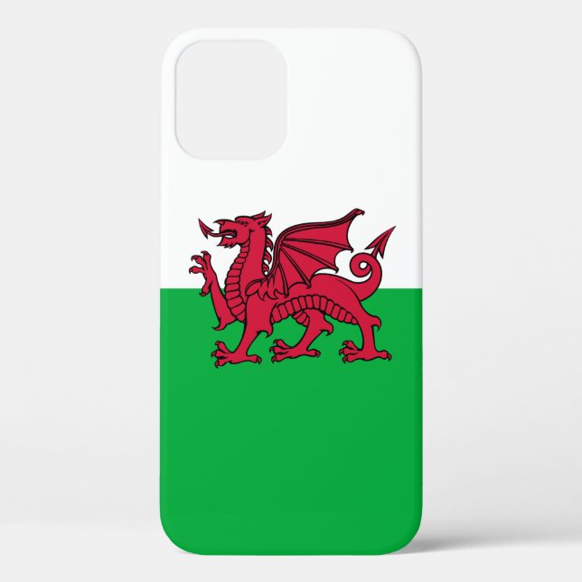 Red Dragon Celtic Flag Wales & Welsh Case-Mate iPhone Hülle (Rückseite)