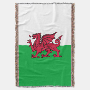 Red Dragon Celtic Flag Wales & Welsh Decke