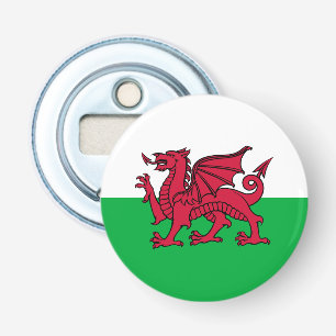 Red Dragon Celtic Flag Wales & Welsh Flaschenöffner
