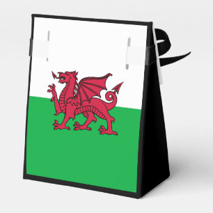 Red Dragon Celtic Flag Wales & Welsh Geschenkschachtel