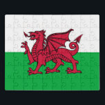 Red Dragon Celtic Flag Wales & Welsh Puzzle<br><div class="desc">Ein Drachenziel: Eine neue Flagge für die Kelte - Inspiriert durch den reichen Wandteppich keltischer Geschichte und Mythologie, vereint das Flaggendesign traditionelle keltische Symbolik und einen mächtigen roten Drachen. Die farbenfrohe Farbpalette der Fahne mit leuchtendem Grün und knalligem Weiß erinnert an die üppige Landschaft und den bleibenden Geist keltischer Länder....</div>