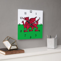 Red Dragon Celtic Flag Wales & Welsh