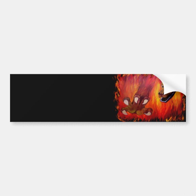 Red Dragon Claw Autoaufkleber (Vorne)