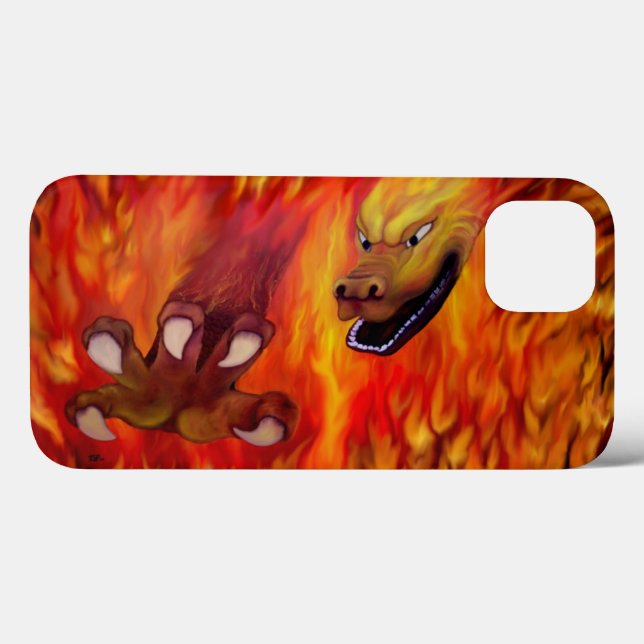 Red Dragon Claw Case-Mate iPhone Hülle (Rückseite (Horizontal))