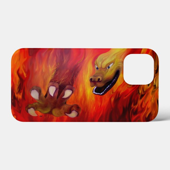 Red Dragon Claw Case-Mate iPhone Hülle (Rückseite (Horizontal))