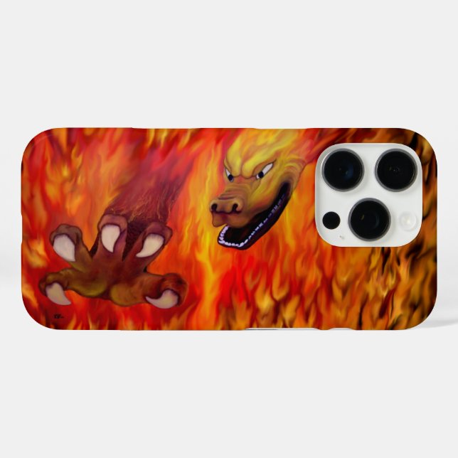 Red Dragon Claw Case-Mate iPhone Hülle (Rückseite (Horizontal))
