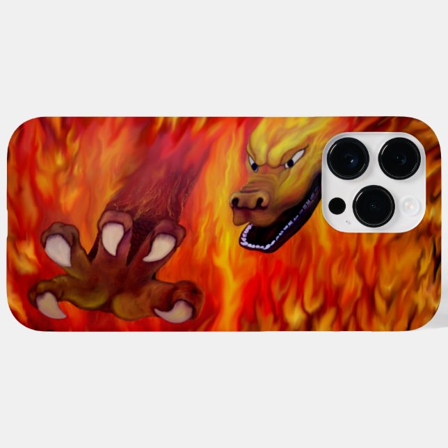 Red Dragon Claw Case-Mate iPhone Hülle (Rückseite (Horizontal))