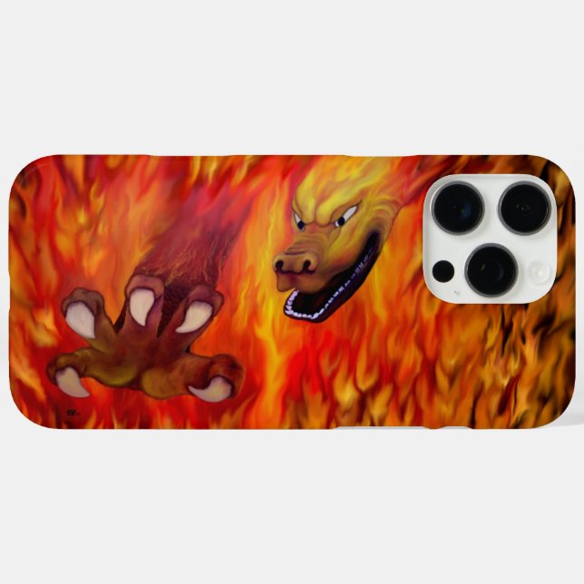 Red Dragon Claw Case-Mate iPhone Hülle (Rückseite (Horizontal))