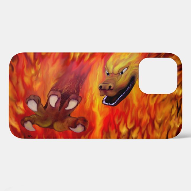 Red Dragon Claw Case-Mate iPhone Hülle (Rückseite (Horizontal))