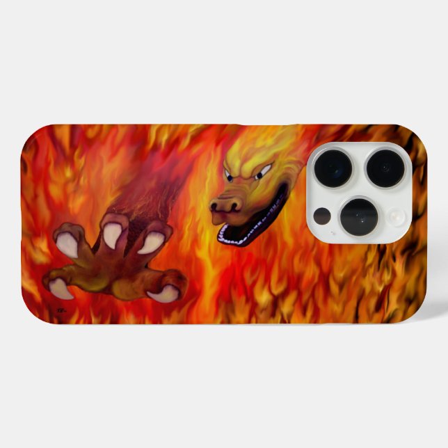 Red Dragon Claw Case-Mate iPhone Hülle (Rückseite (Horizontal))