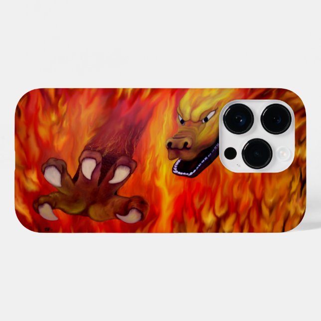Red Dragon Claw Case-Mate iPhone Hülle (Rückseite (Horizontal))