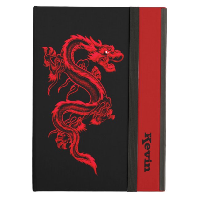 Red Dragon Custom iPad Air Hüllen (Vorderseite Geschlossen)