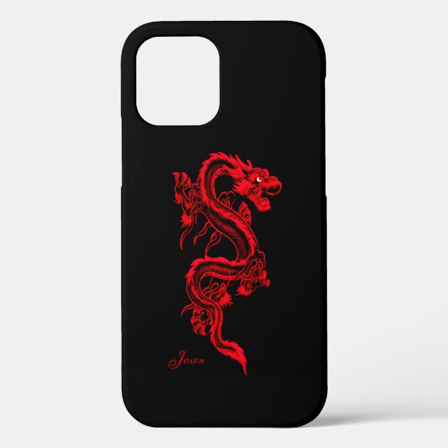 Red Dragon Custom iPhone Case-Mate iPhone Case (Rückseite)