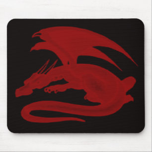 Red Dragon Drakon Maionios Mouse Pad Mousepad