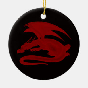 Red Dragon Drakon Maionios Ornament