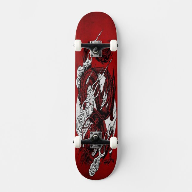 RED DRAGON FIGHTER SKATEBOARD (Vorderseite)