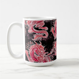 Red Dragon Galaxy Kaffeetasse