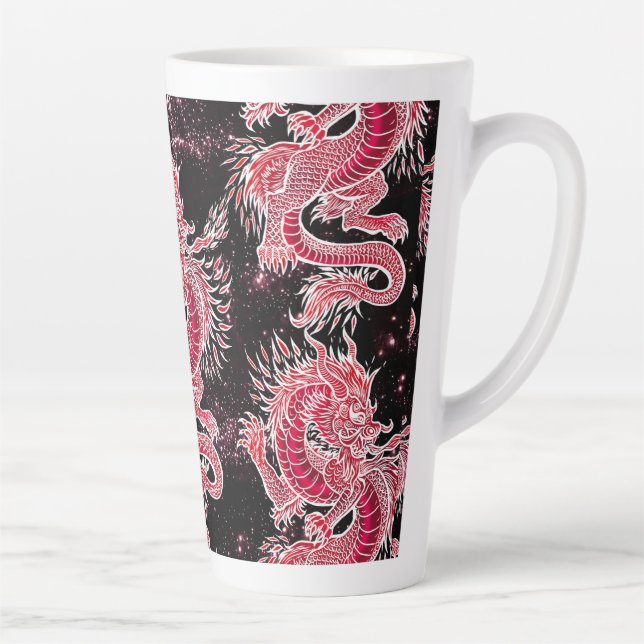 Red Dragon Galaxy Milchtasse (Rechts)
