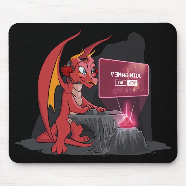 Red Dragon Gamer Mousepad (Vorne)