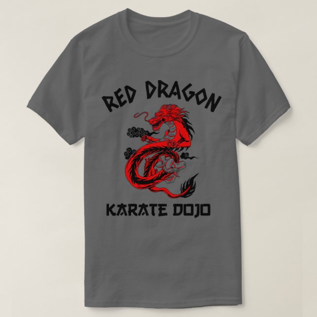Red Dragon Karate Dojo T-Shirt (Design vorne)