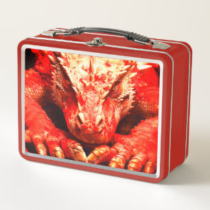 Red Dragon Metall Brotdose