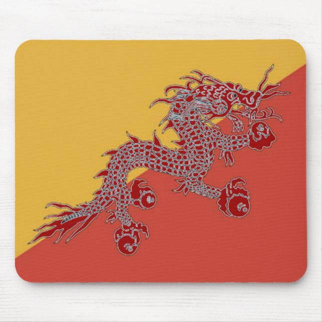 Red Dragon Mouse Pad Mousepad (Vorne)