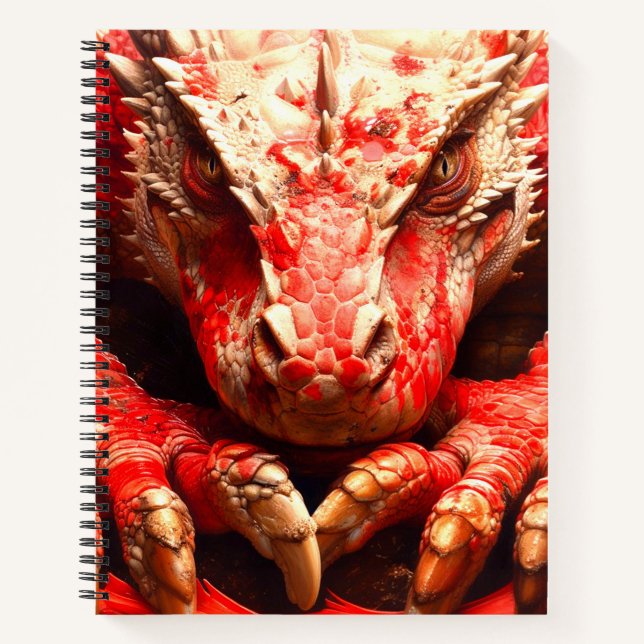 Red Dragon Notizbuch (Vorderseite)
