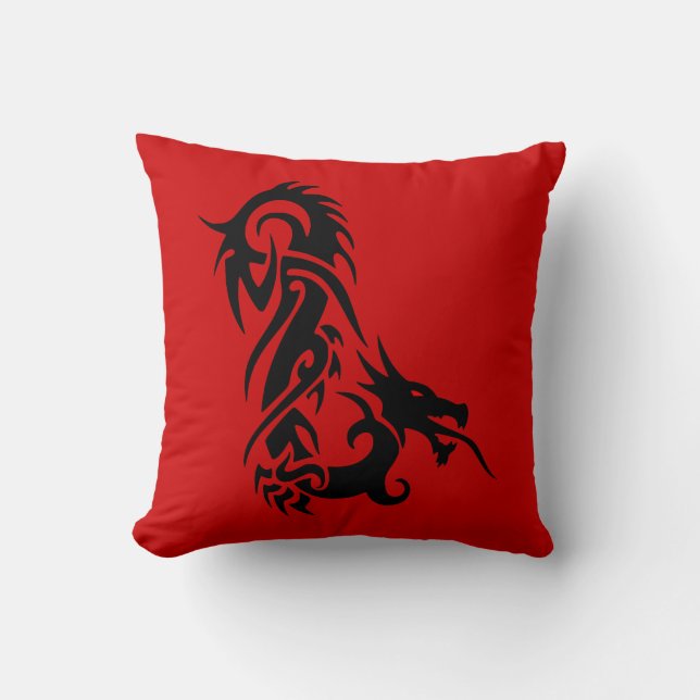 Red Dragon Pillow individuell einstellbar Kissen (Vorderseite)