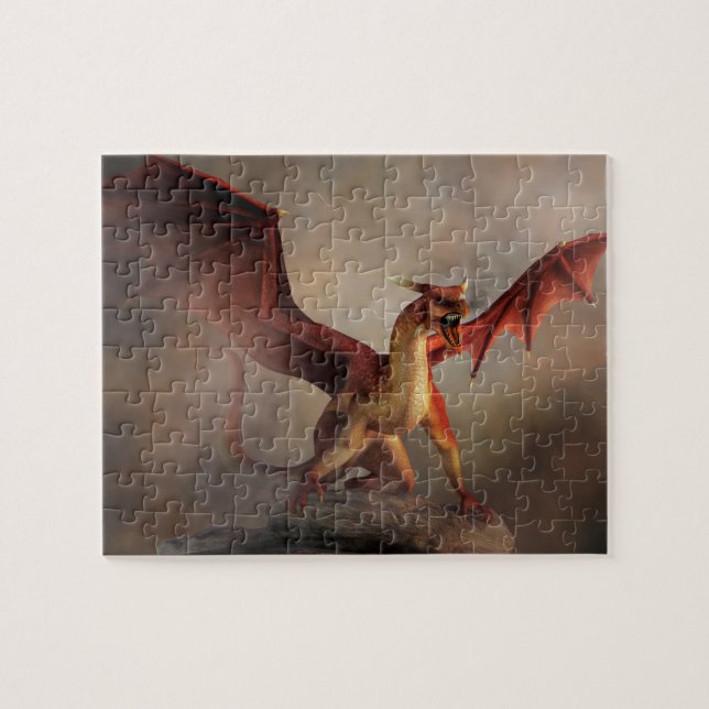 Red Dragon Puzzle (Horizontal)