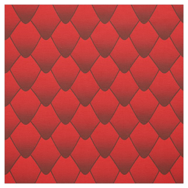 Red Dragon Scales Stoff (Muster)