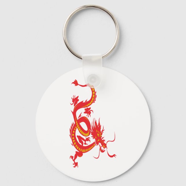 Red Dragon Schlüsselanhänger (Vorderseite)