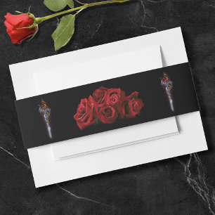 Red Dragon Sword Rose Bly Band Hochzeit