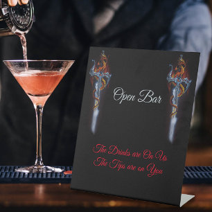 Red Dragon Sword Sockelschild