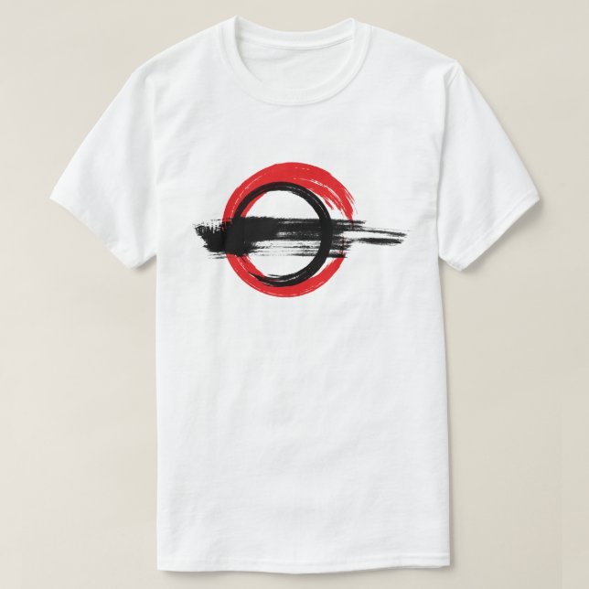 Red Dragon T - Shirt - Asian Mythology & Power Sym (Design vorne)