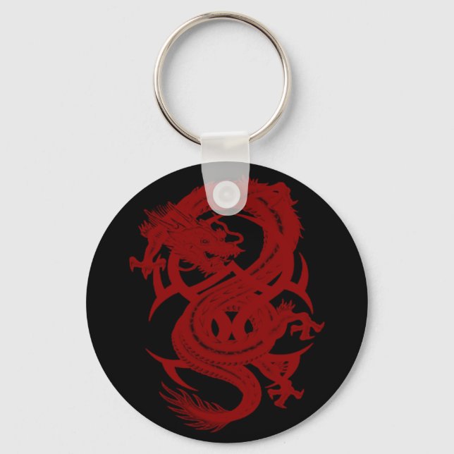 Red Dragon Xiuhcoatle Key Chain Schlüsselanhänger (Vorderseite)